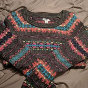 Old Navy Soft Fine Knit Fairisle Sweater